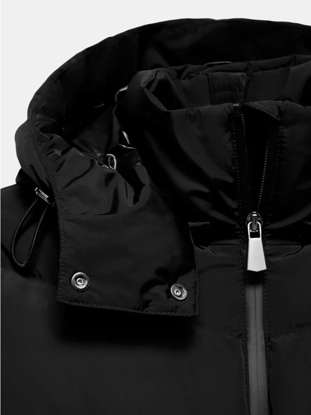 Zara QUILTED ANORAK 80% DOWN 20% FEATHER WATER RESISTANT WINDPROOF RECCO® SKI - Picture 4 of 12